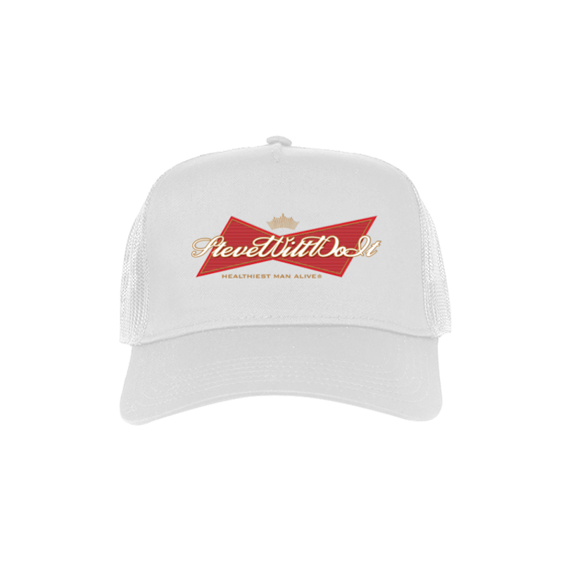 Full Send Stevewilldoit Bowtie Hat White