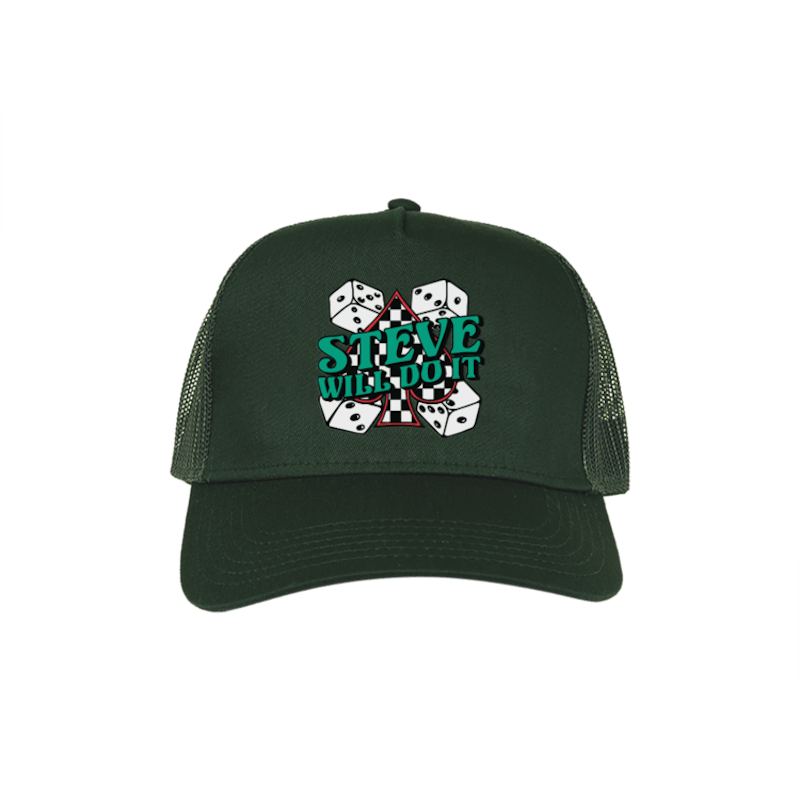 Full Send Stevewilldoit Dice Hat Green