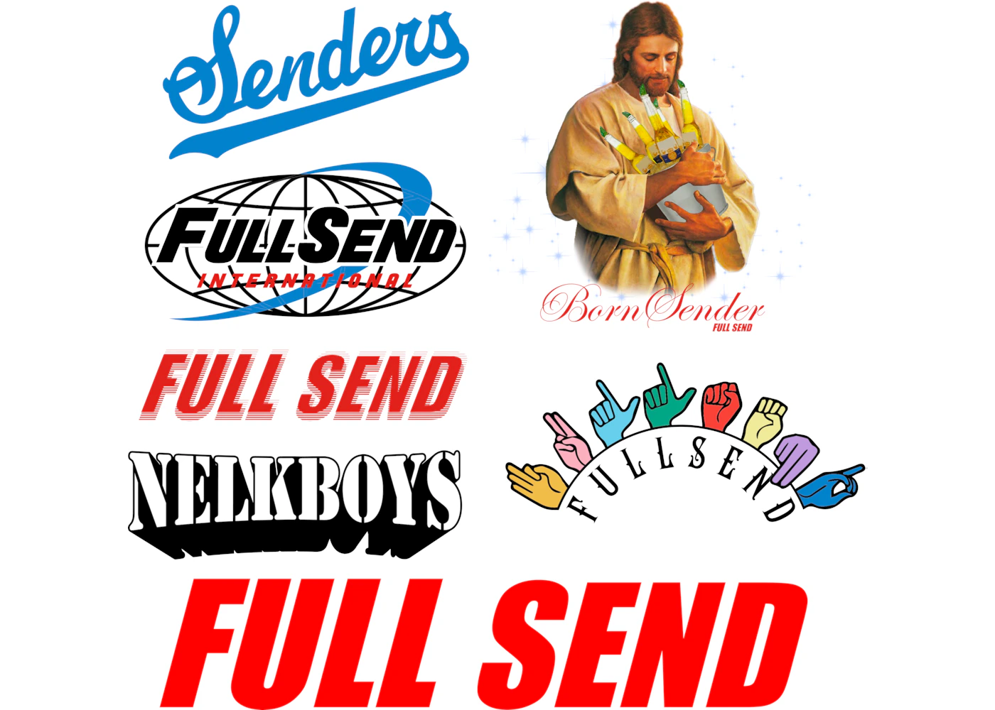 Full Send Sticker Pack Multi - SS21 - US
