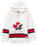 Full Send Team Canada Hockey Hoodie White