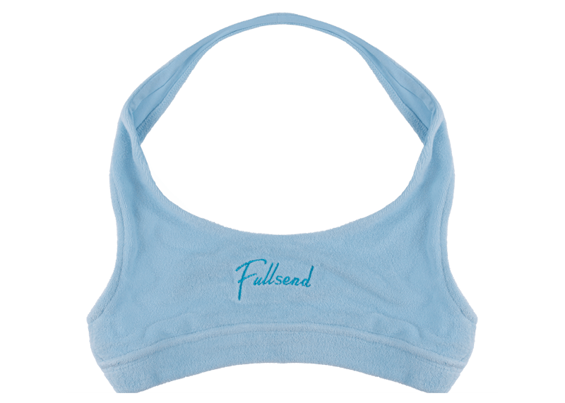 Full Send Terry Cloth Logo Top Blue