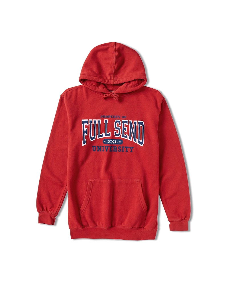 Full Send University Arizona Hoodie Red