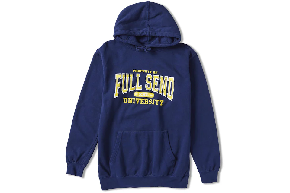 Full Send University Michigan Hoodie Blue Men's - FW21 - US