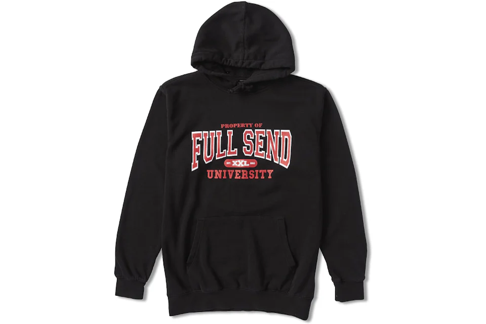 Full Send University San Diego State Hoodie Black Men's - FW21 - GB