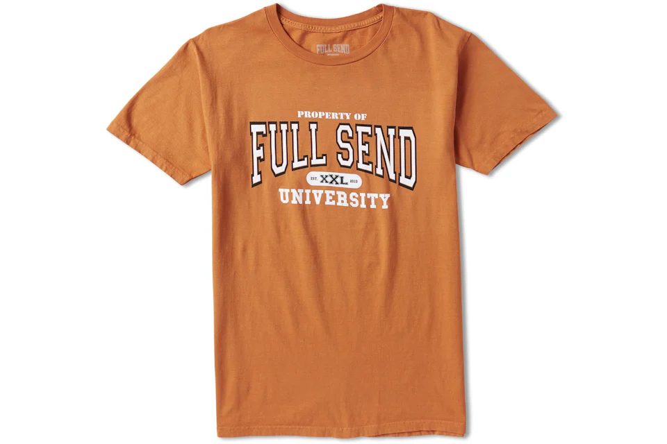 Full Send University Texas Tee Orange Men's - FW21 - US