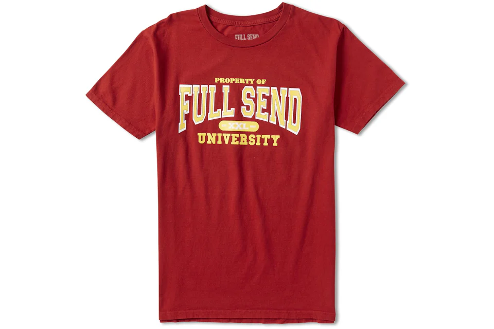 Full Send University USC Tee Red - FW21 남성 - KR