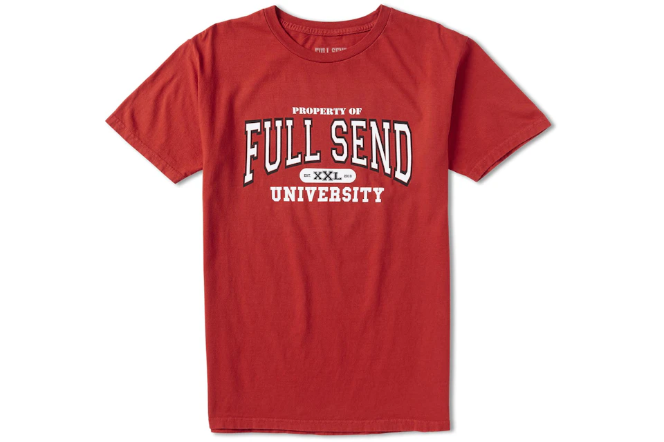 Full Send University Utah Tee Red - FW21 - MX