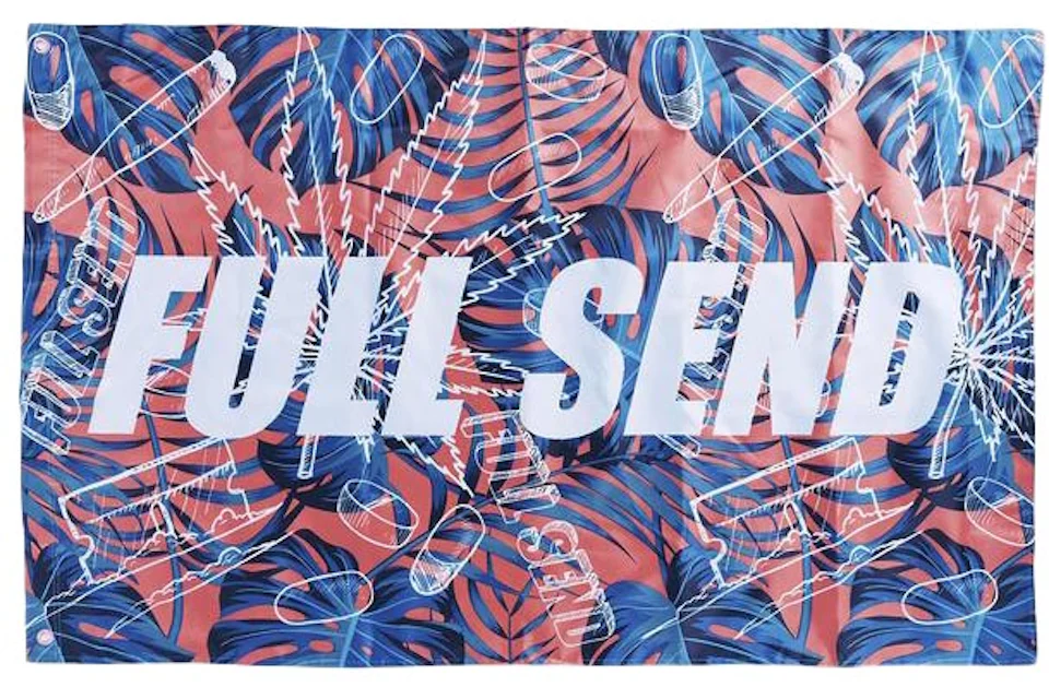 Full Send Weed Tropics Flag Multi - SS21 - GB