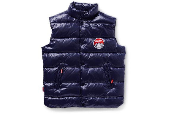 Full Send Wilderness Puff Vest Blue