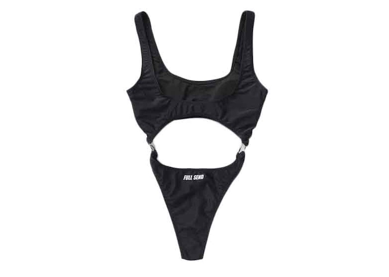 Full Send Women s Cut Out Swimsuit Black SS21 US