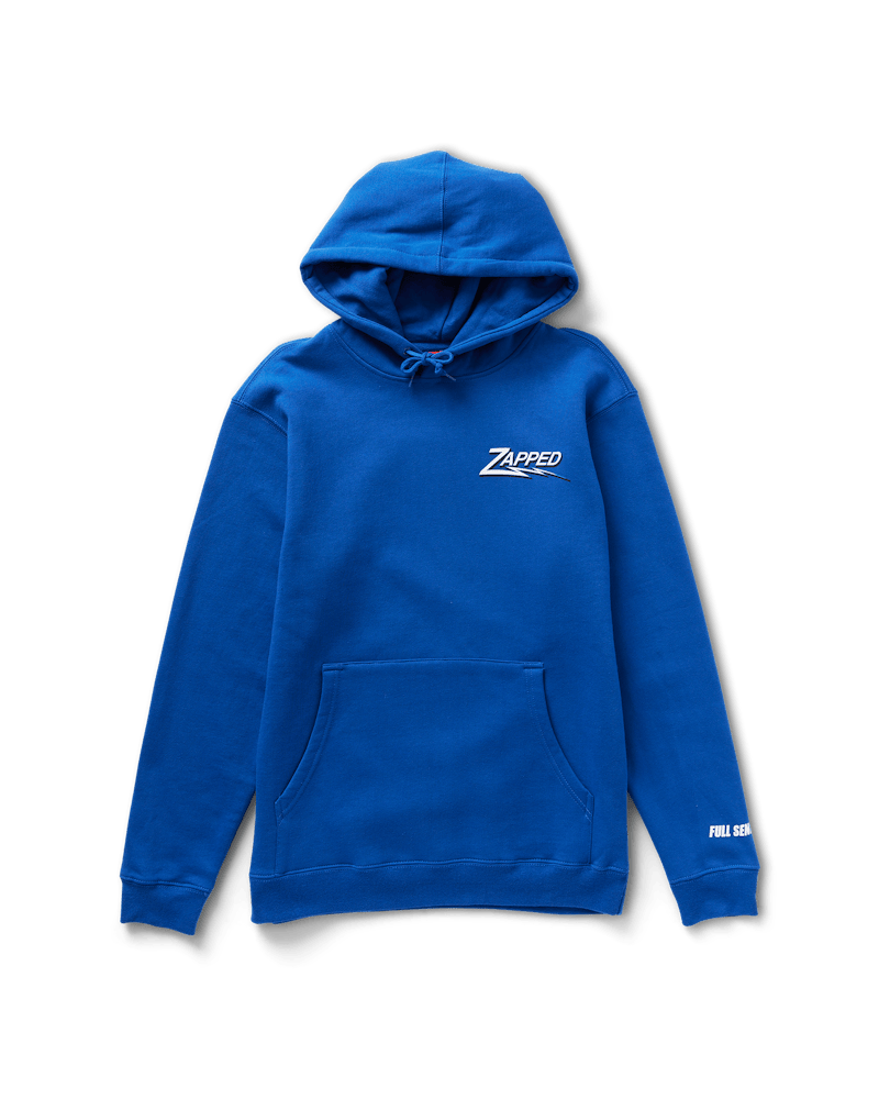 Full Send Zapped Returns Hoodie Blue