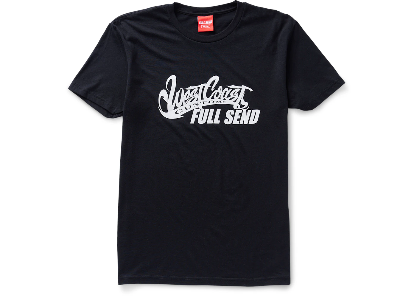 Full Send x West Coast Customs Classic T-shirt Black - FW21 - US