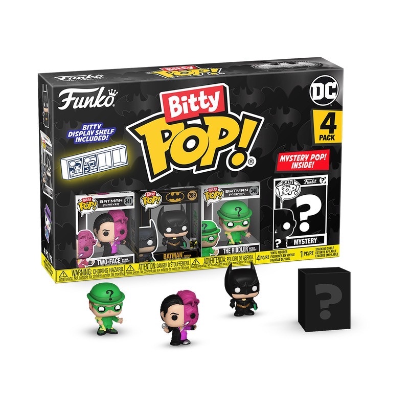 Funko Bitty Pop! Batman 85th TwoFaceBatmanThe Riddler 4 Pack
