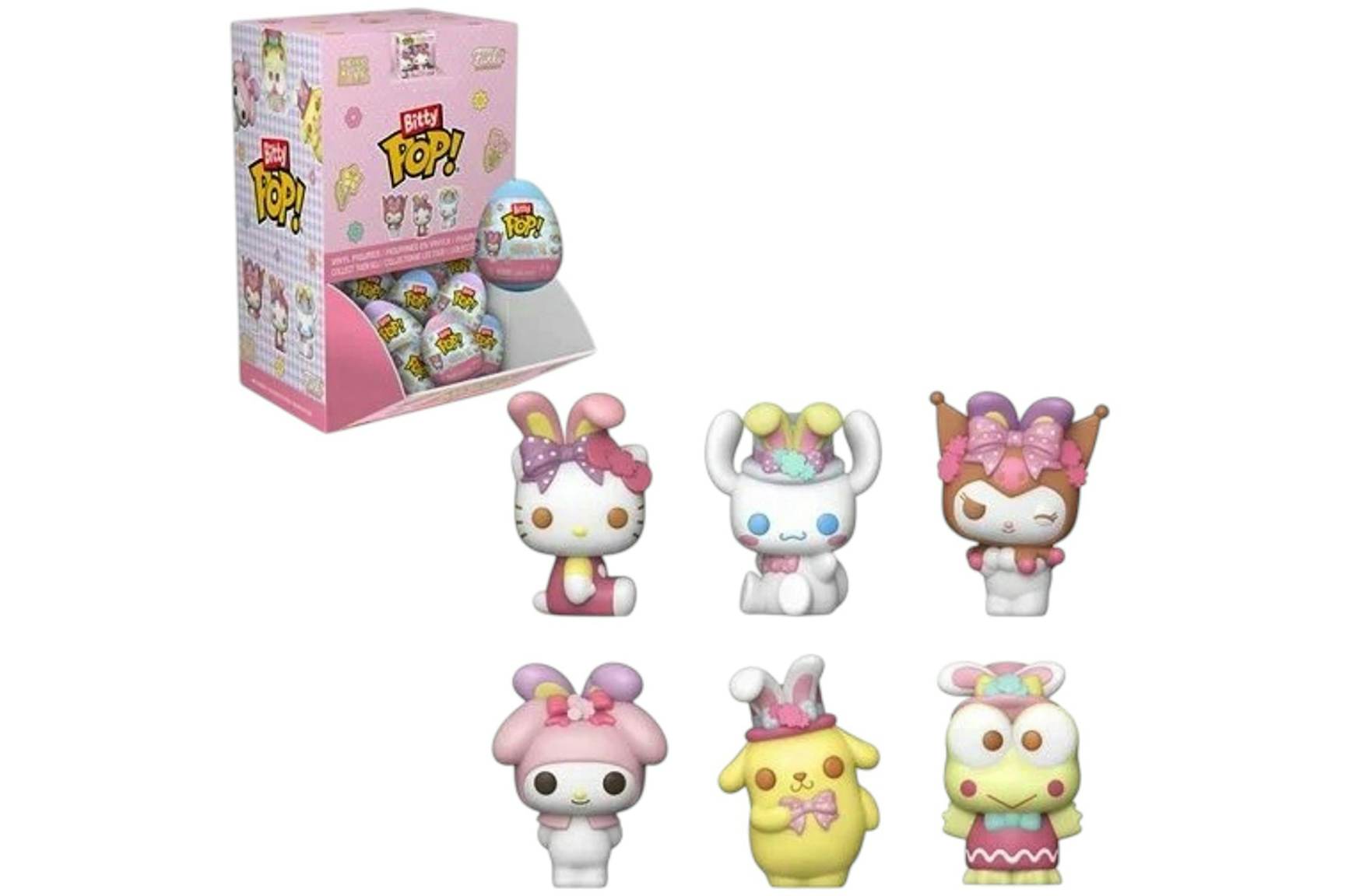 Funko Bitty Pop! Hello Kitty Spring Egg Mini-Figure Sealed Case (6 ...