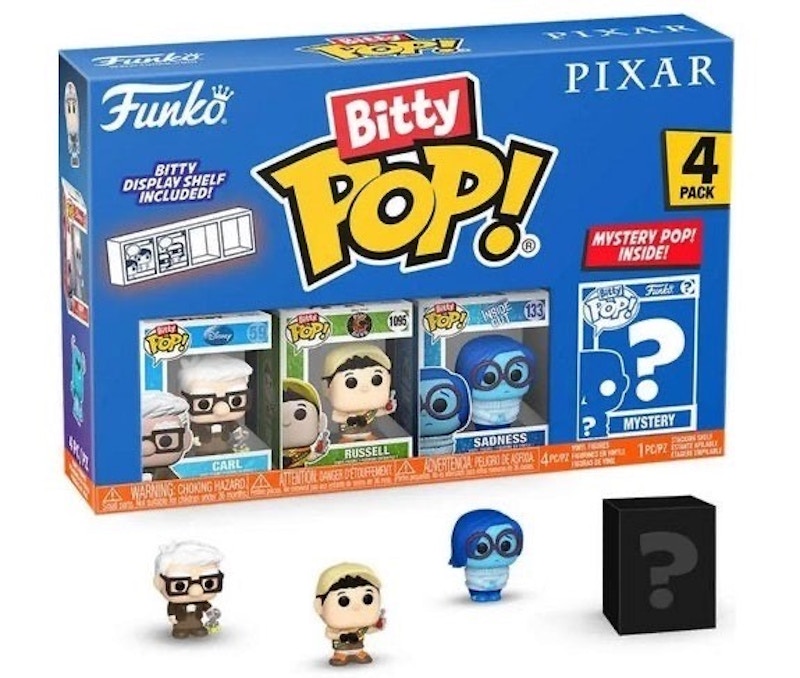 Funko Bitty Pop! Pixar CarlRussellSadness 4 Pack