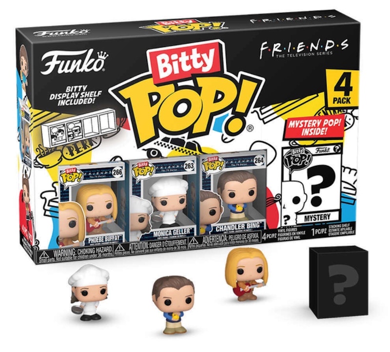 Funko Bitty Pop! Television: Friends Phoebe Buffay/Monica Geller/Chandler Bing 4 Pack