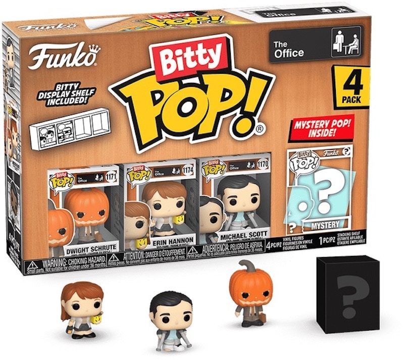 Funko Bitty Pop! The Office Dwight SchruteErin HannonMichael Scott 4 Pack