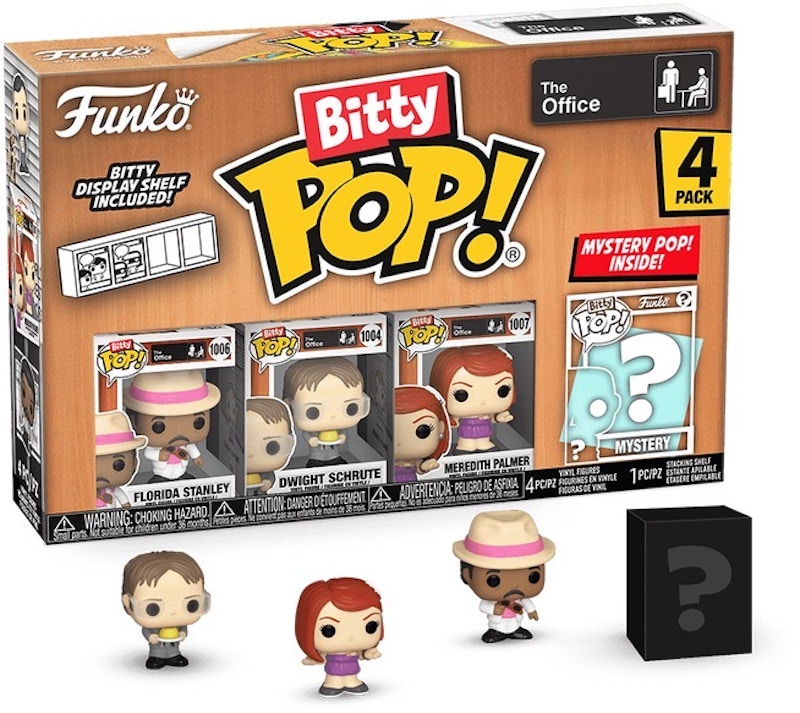 Funko Bitty Pop! The Office Florida StanleyDwight SchruteMeredith Palmer 4 Pack
