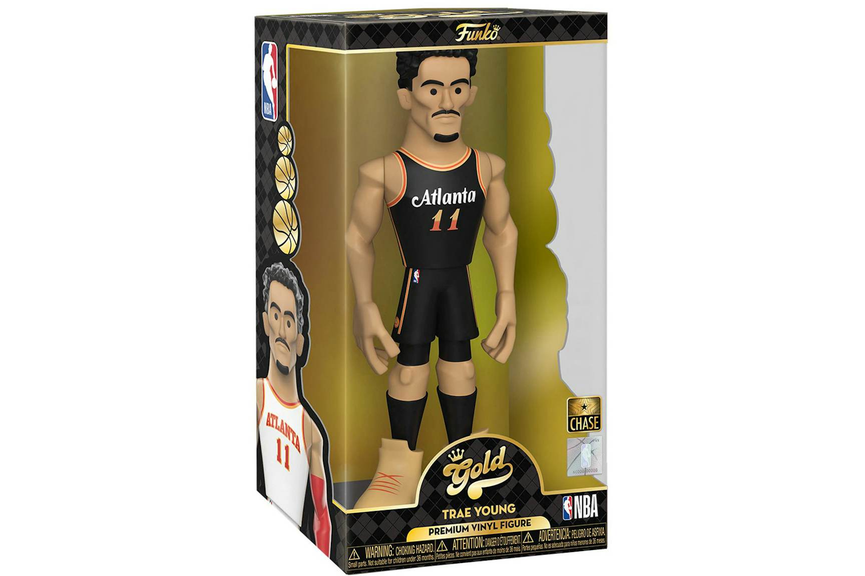 Funko Gold NBA Atlanta Hawks Trae Young 12 Inch Chase Edition Vinyl ...
