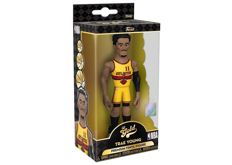 Funko Gold NBA Atlanta Hawks Trae Young 5 Inch Premium Figure