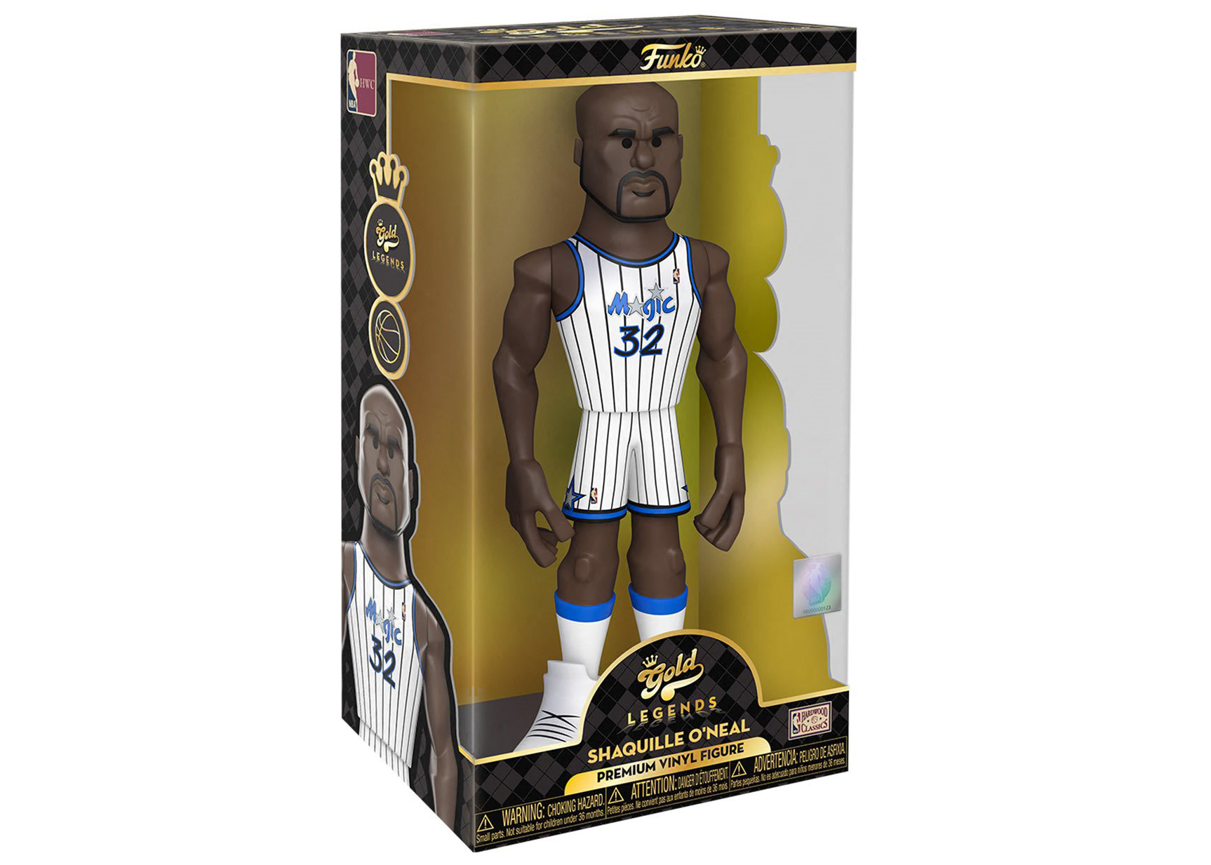 Funko Gold NBA Legends Orlando Magic Shaquille O'Neal 12 Inch Figure
