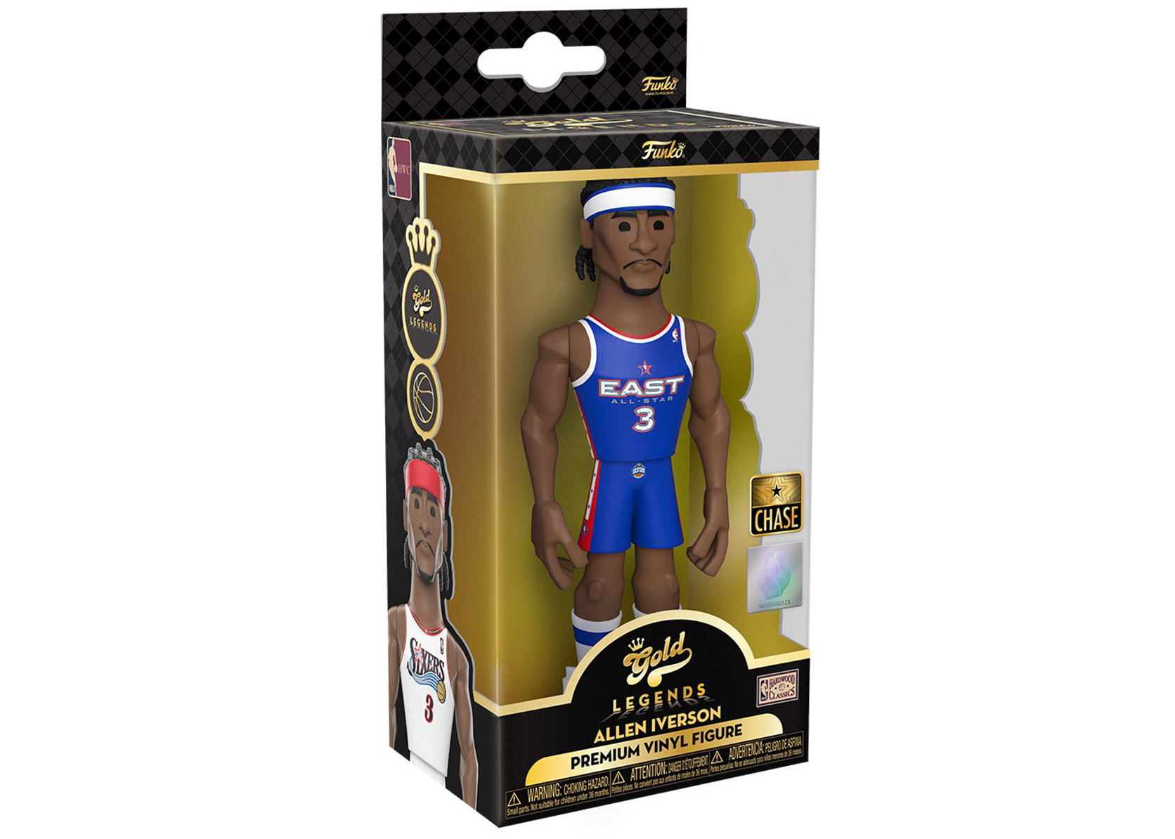 Funko Gold NBA Legends Philadelphia 76ers Allen Iverson 5