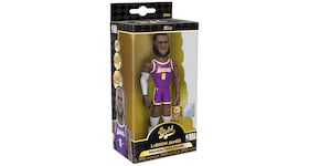 Funko Gold NBA Los Angeles Lakers LeBron James 5 Inch Chase Exclusive Premium Figure