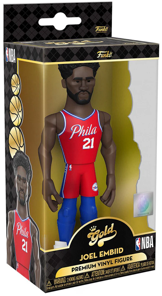 Funko Gold NBA Philadelphia 76ers Joel Embiid 12 Inch Chase Edition Vinyl  Figure - US