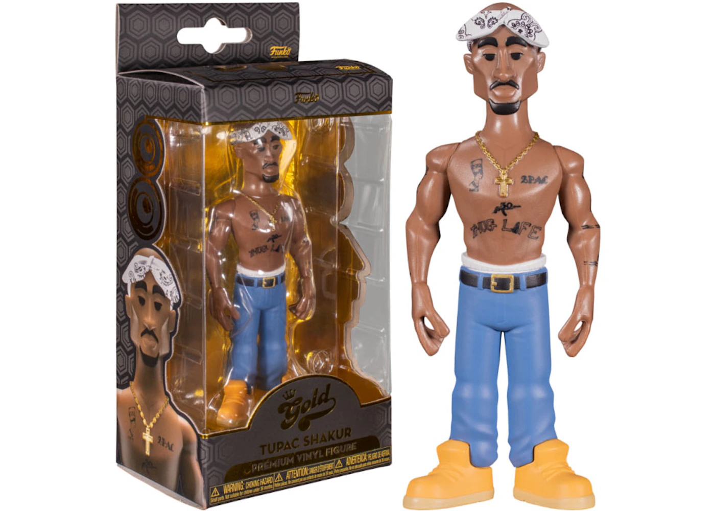 Funko Gold Tupac Shakur Figure - SS21 - US Funko Gold Tupac Shakur Figure - SS21 - US