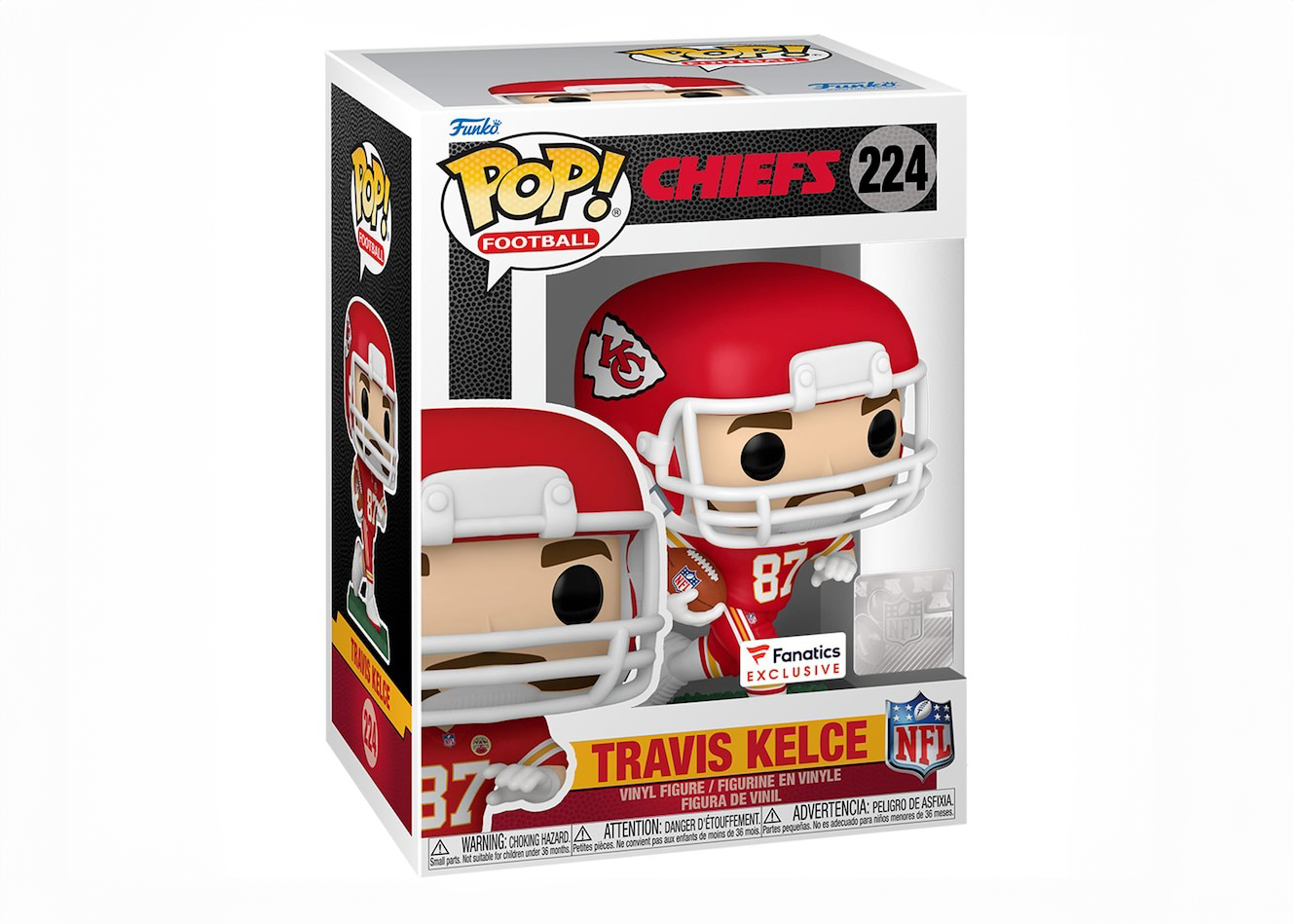 Funko Kansas City Chiefs Travis Kelce (Fanatics Exclusive) Figure #224 - US