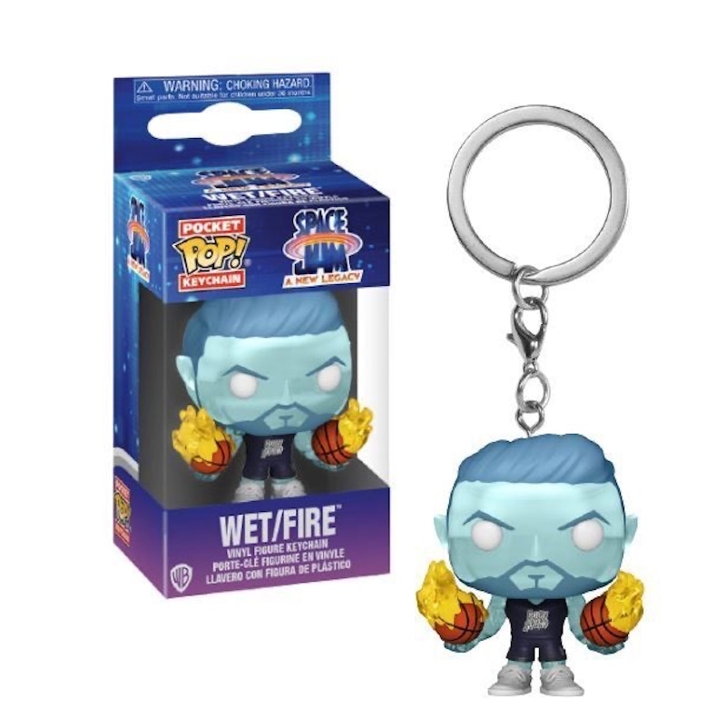 ¡Funko Pocket Pop! Llavero: llavero Space Jam Wet/Fire