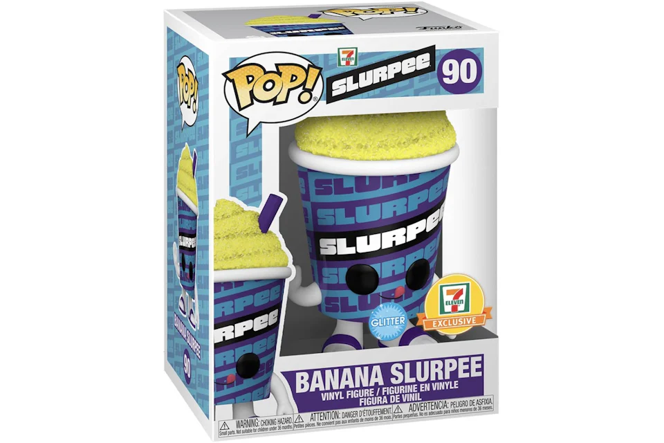 Funko Pop! 711 Slurpee Banana Slurpee Glitter 711 Exclusive Figure #90