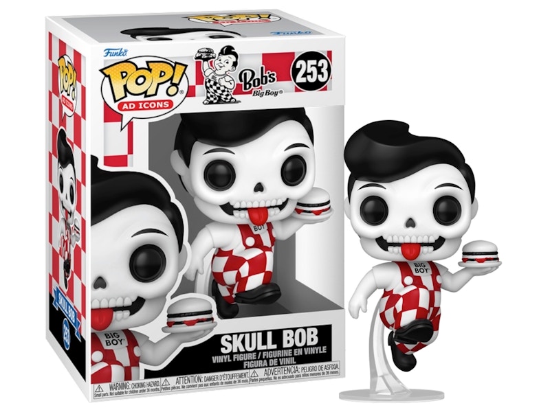 Funko Pop! Ad Icon: Bob's Big Boy Skull Bob Figure #253