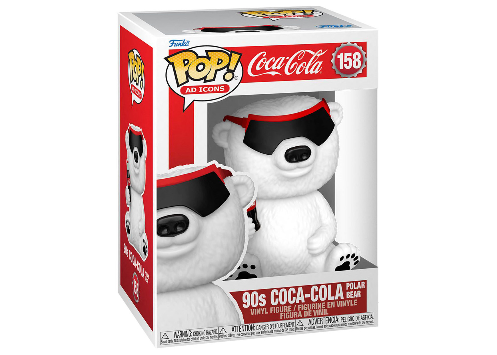 Funko Pop! Ad Icons Coca-Cola 90s Coca-Cola Polar Bear Figure #158 