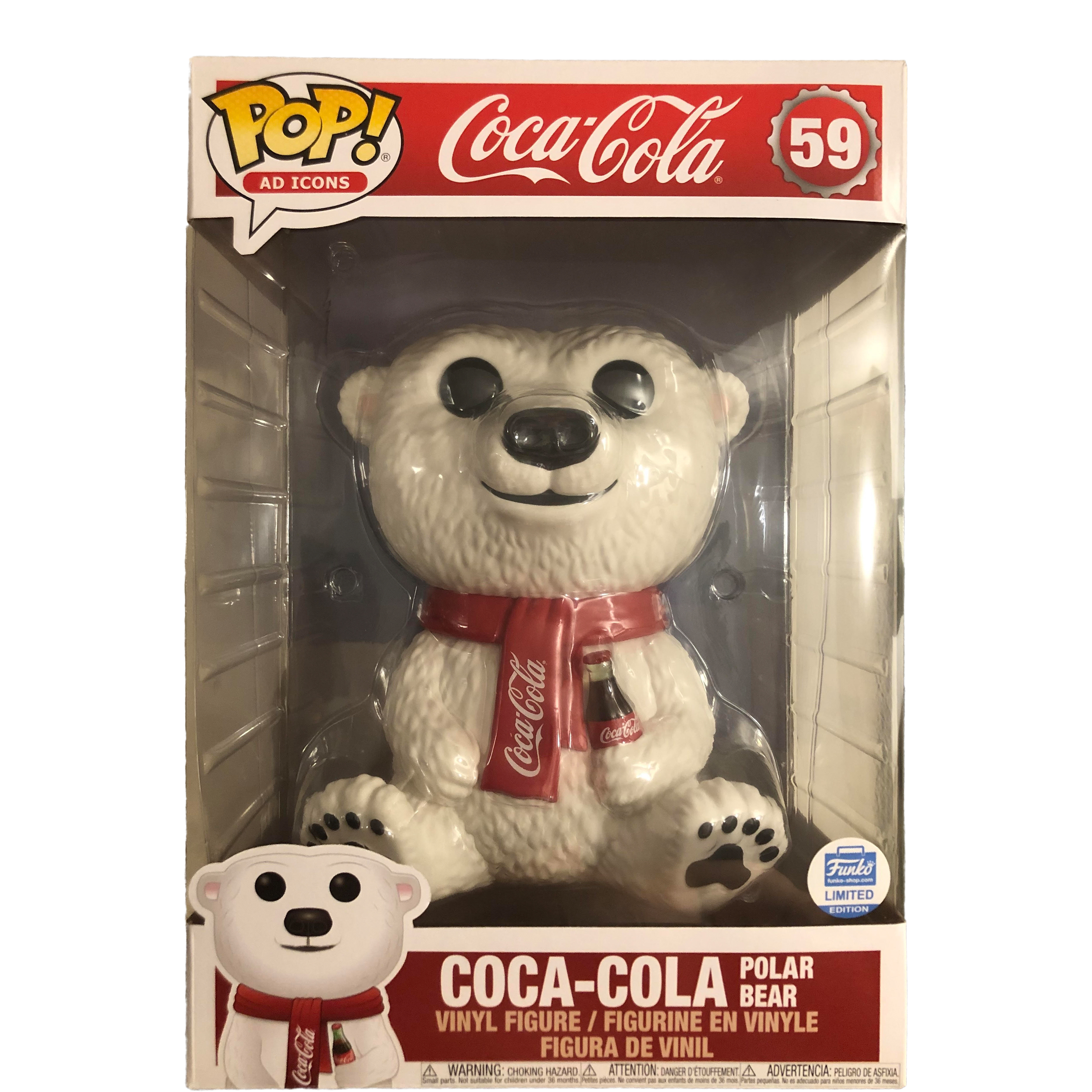 Funko Pop! Ad Icons Coca Cola Polar Bear Funko Shop Limited Editon