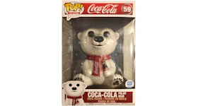 Funko Pop! Ad Icons Coca Cola Polar Bear Funko Shop Limited Editon 10 inch Figure #59