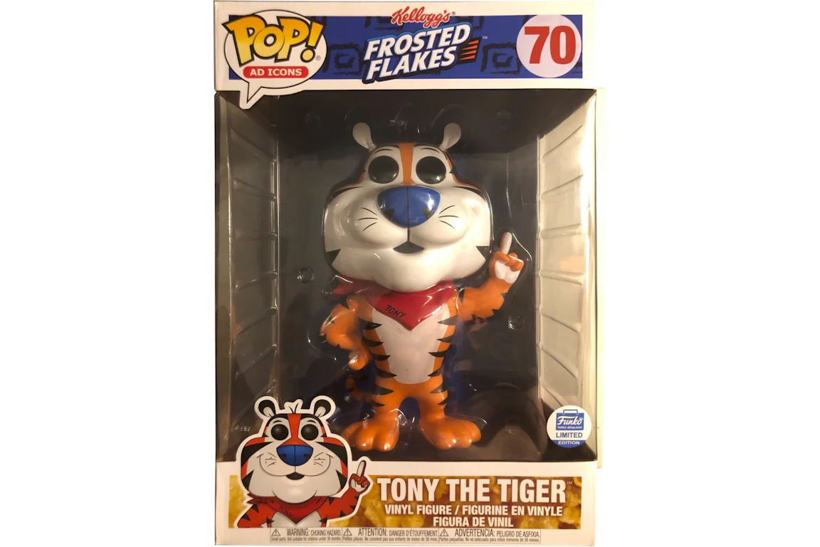 Funko Pop! Ad Icons Frosted Flakes Tony The Tiger Funko Shop Exclusive 10 inch Figure #70