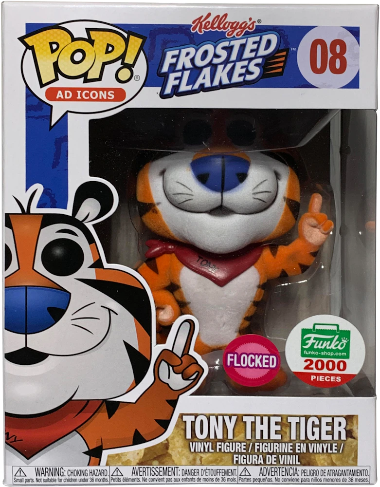 Funko Ad Icons Frosted Tony the Tiger (Flocked) Funko Shop Exclusive Figure #08 - US