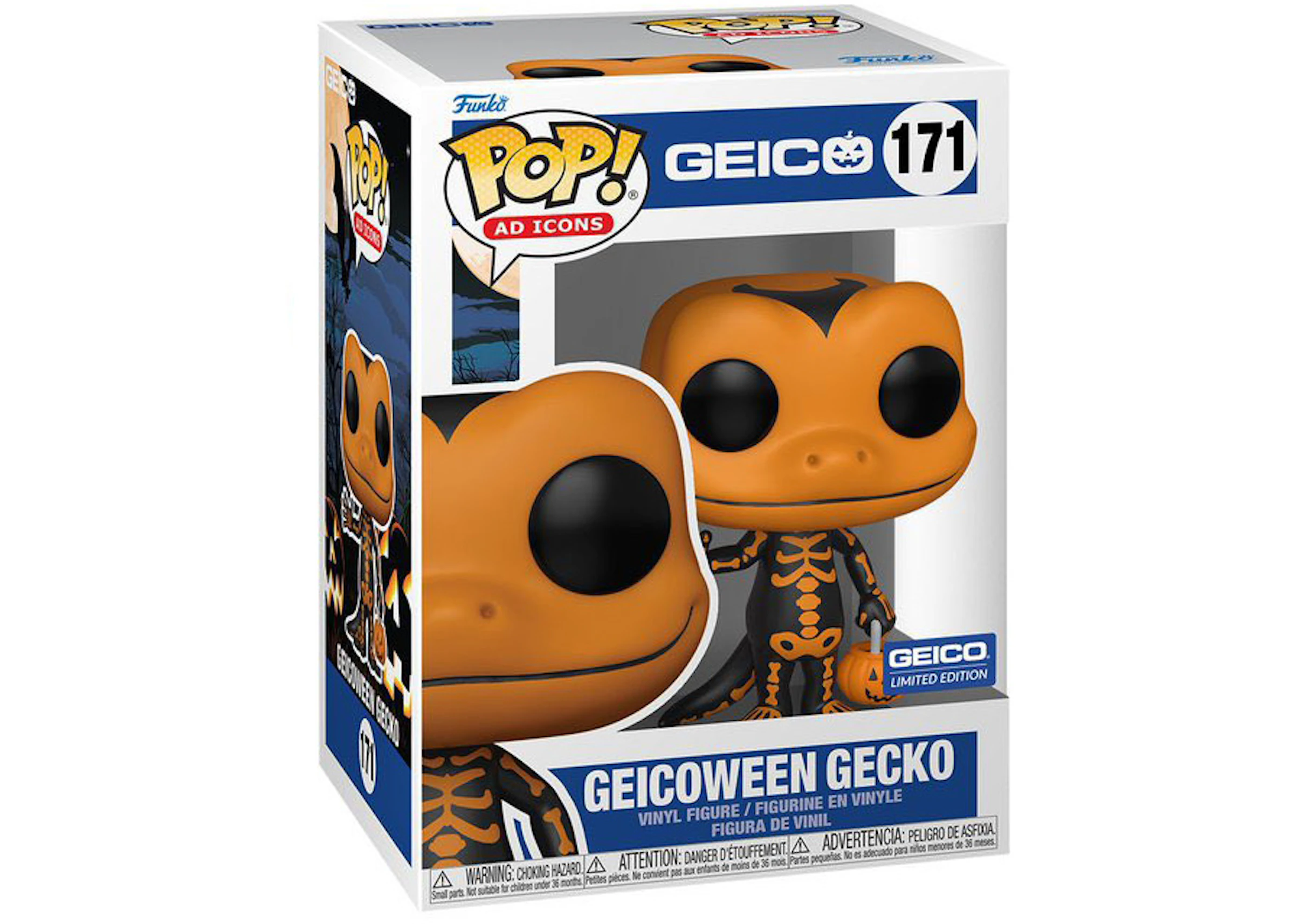 Funko Pop! Ad Icons Geico Geicoween Gecko Geico Exclusive Figure #171 - US