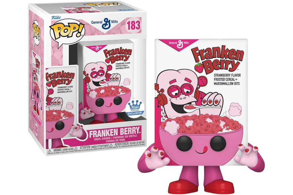 Funko Pop! Ad Icons General Mills Franken Berry Cereal Box Funko Shop Exclusive Figure #183