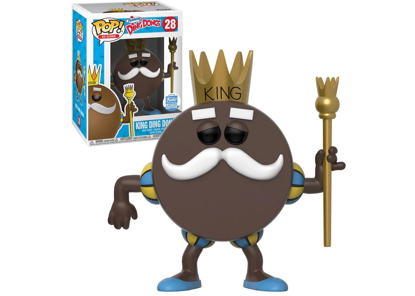 Funko Pop! Ad Icons Hostess Ding Dongs King Ding Dong Funko Shop Exclusive  Figure #28 - US