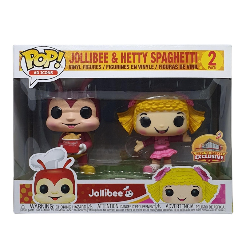 Funko Pop! Ad Icons Jollibee & Hetty Spaghetti Jollibee First To