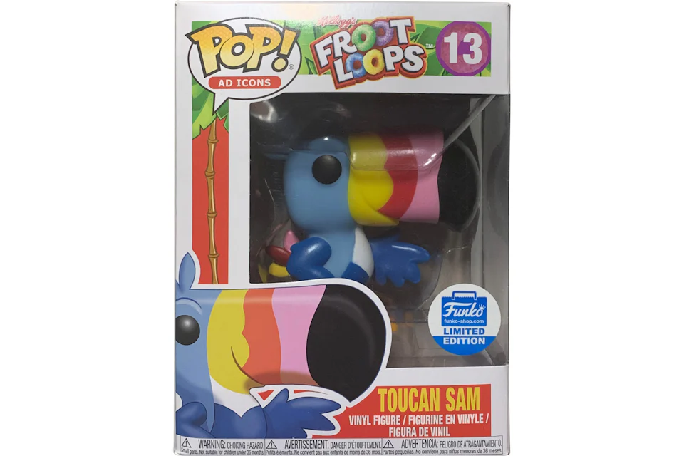 Funko Pop! Ad Icons Kelloggs Fruit Loops Toucan Sam Funko Shop Exclusive Figure #13
