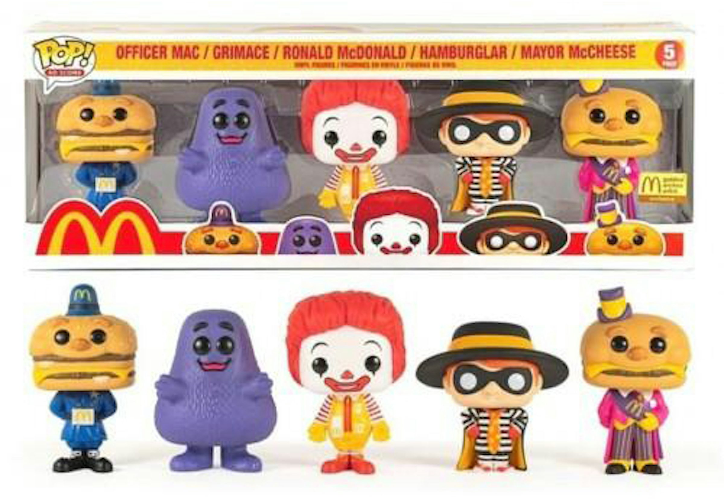 Funko Pop! Ad Icons McDonalds Officer Mac/Grimace/Ronald McDonald
