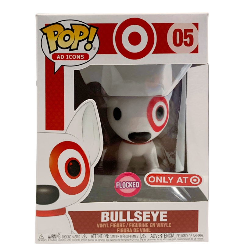 Flocked bullseye store pop vinyl