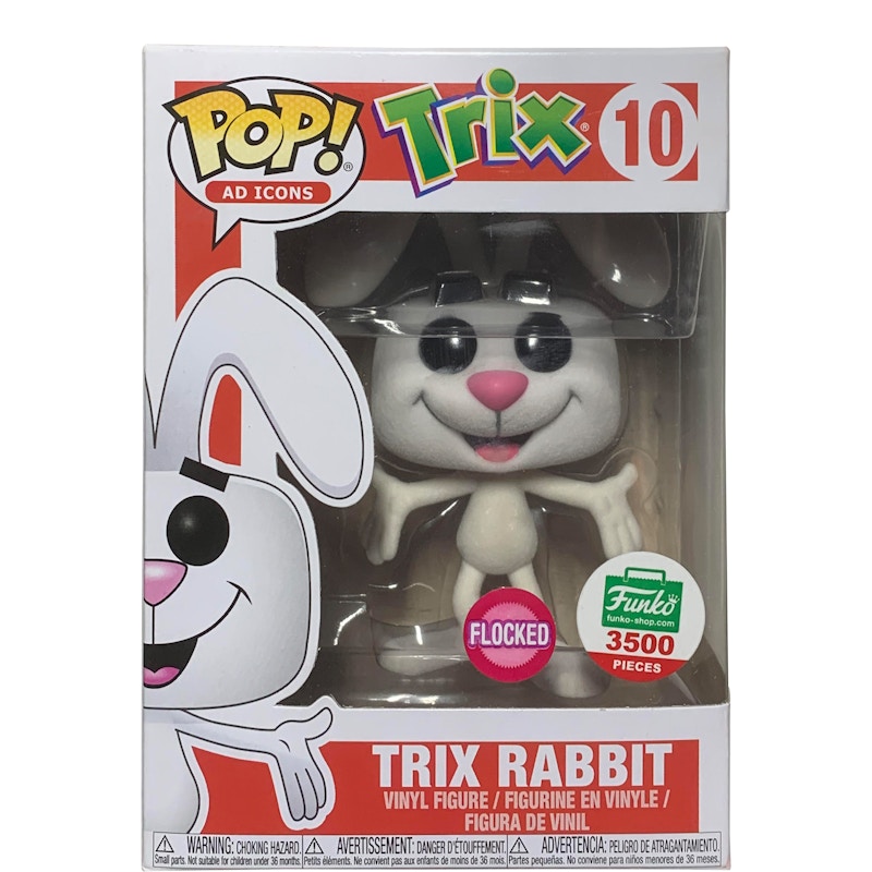 Funko POP AdアイコンビニールTrix Rabbit Limited Edition Figure並行