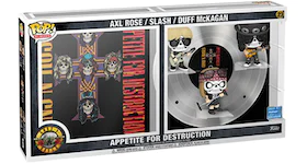 Funko Pop! Albums Deluxe Appetite For Destruction Axl Rose/Slash/Duff McKagan Walmart Exclusive Figure #23