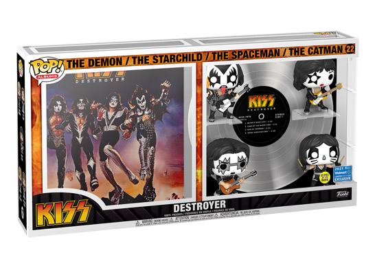 Funko Pop! Albums Kiss Destroyer: The Demon/The Starchild/The