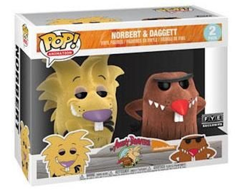 angry beavers funko pop flocked