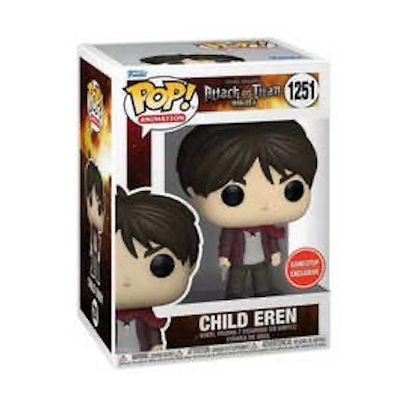Funko Pop! Animation: Attack on Titan Child Eren (GameStop) Figure #1251